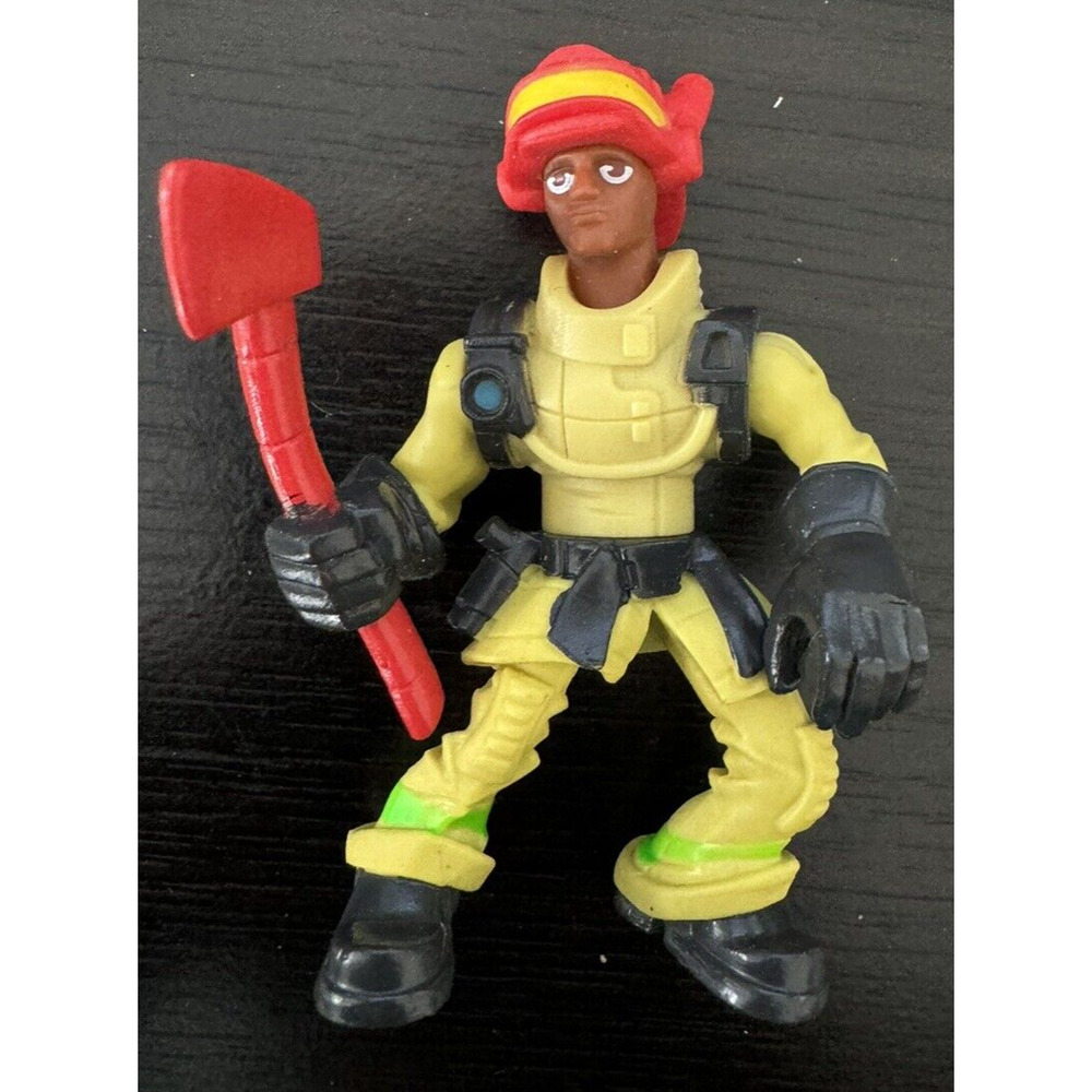 2009 Fisher Price Playskool Adventure Heroes Fireman with Fireaxe Action Figure